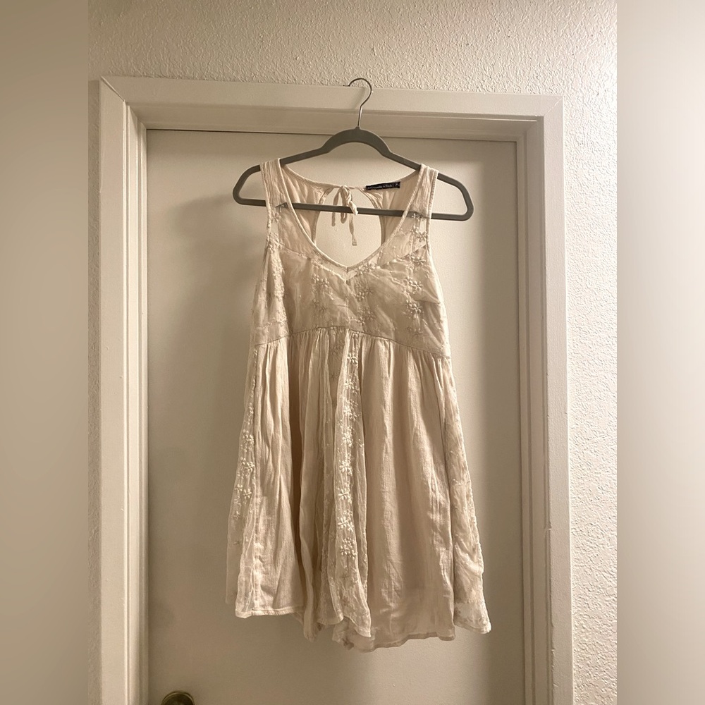 Cream dress